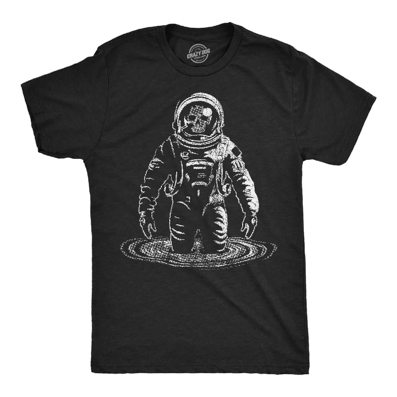 Skeleton Black Hole Men's T Shirt