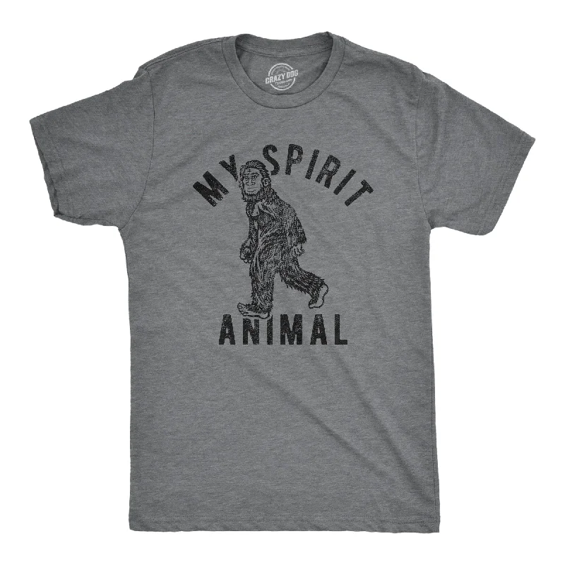 My Spirit Animal: Bigfoot Men's T Shirt