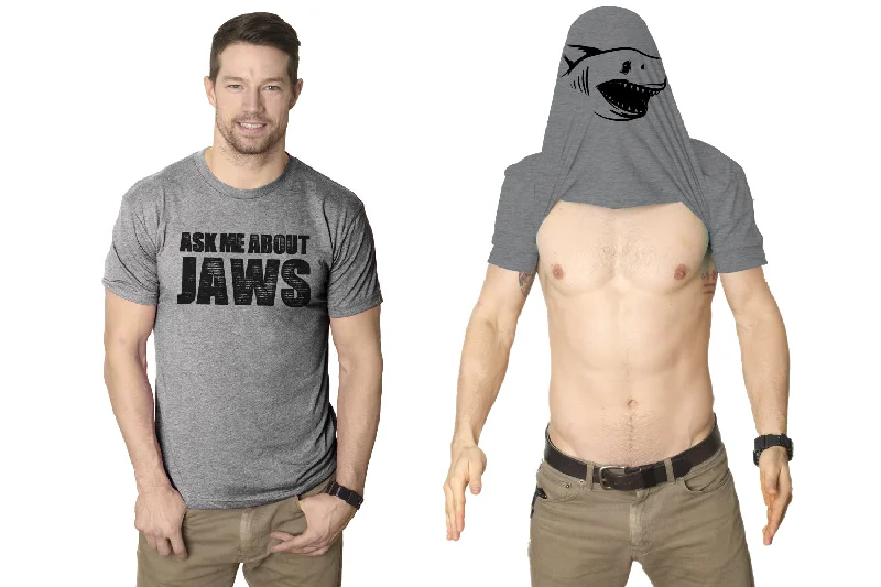 Ask Me About Jaws Men's T Shirt