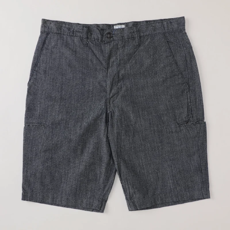 #1338S E-Z Shorts : light denim indigo pts-015 "Dead Stock"