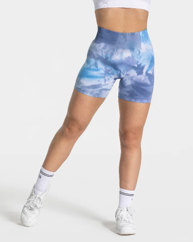 Tie Dye Scrunch Short "Ocean"