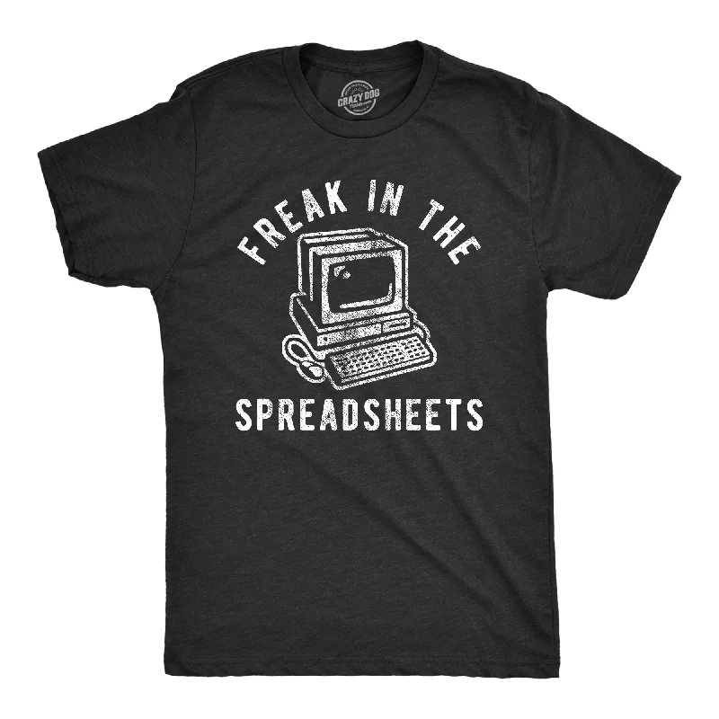 Freak In The Spreadsheets Men's T Shirt