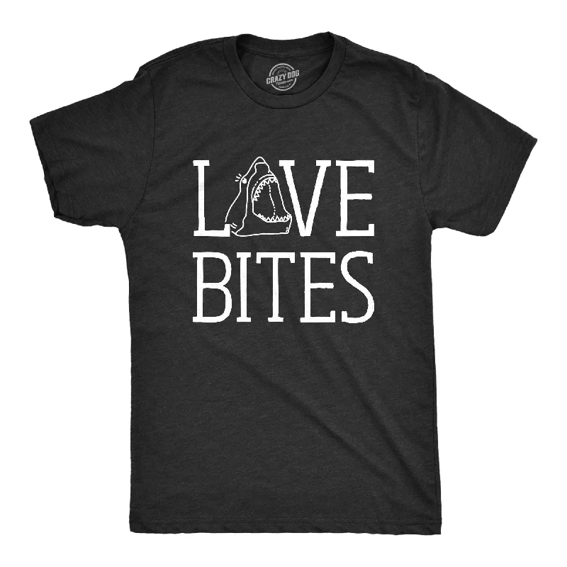 Love Bites Shark Men's T Shirt