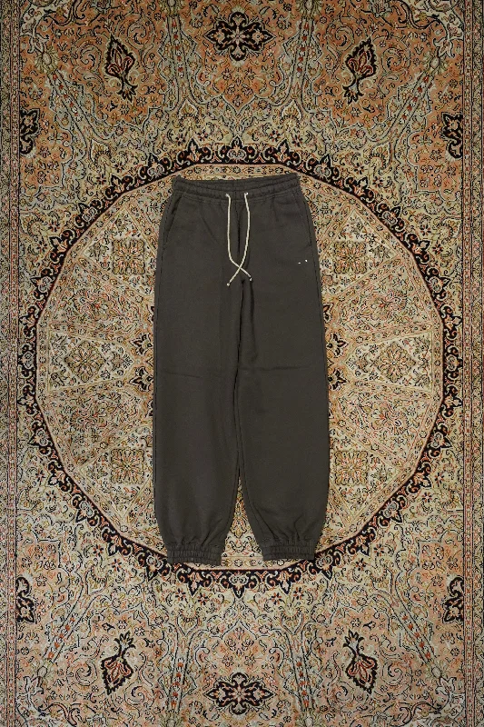 SUGARHILL RAW EDGE SWEAT PANTS (CHARCOAL BLACK)