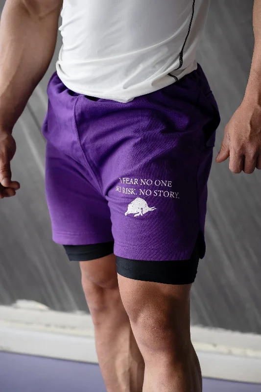 Invicto ProFlex Performance Shorts (Purple)