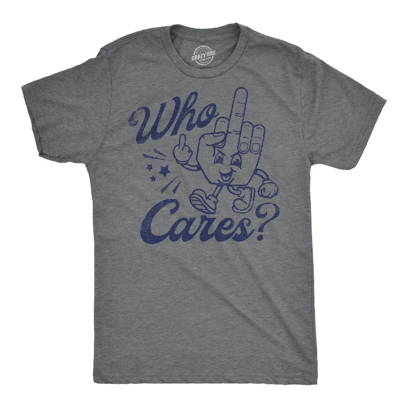 Who Cares Men's T Shirt