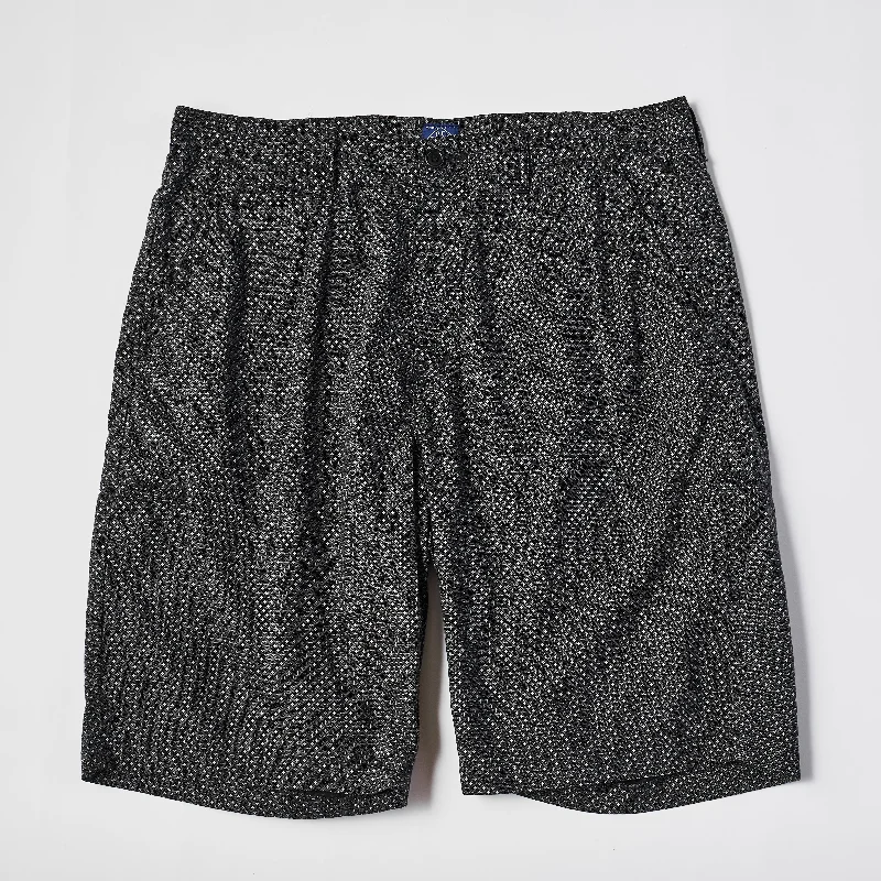 #3303S-CP Citi-Cruz Chino Shorts : crest print grey