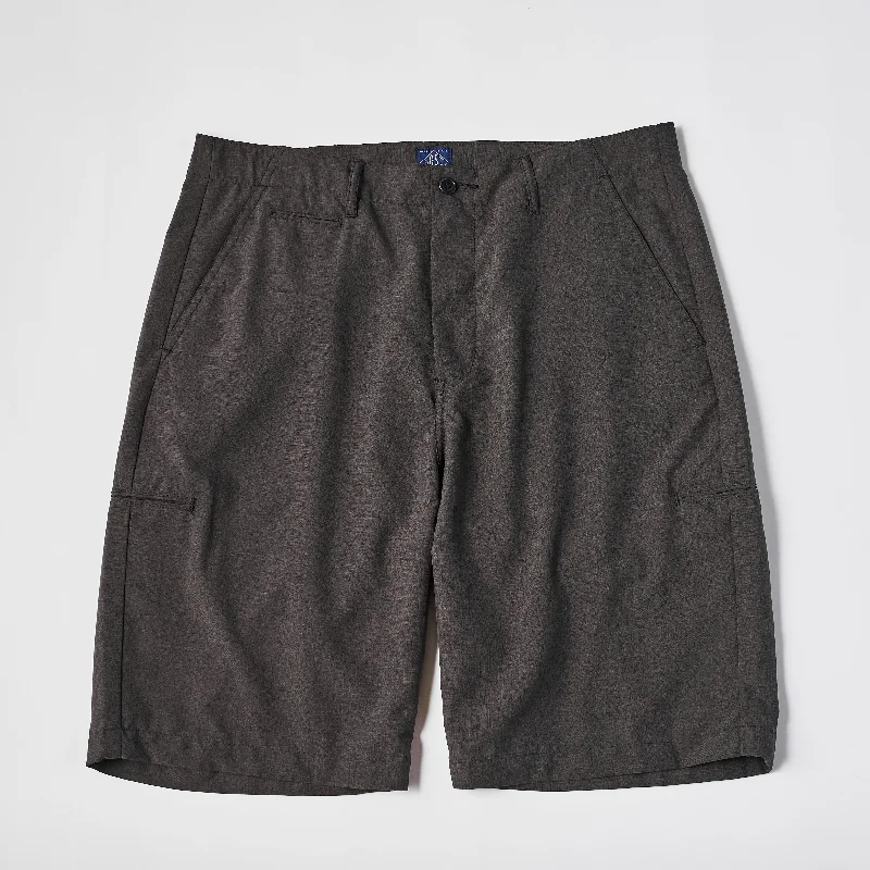 #3303S-PH Citi-Cruz Chino Shorts : poly heather grey