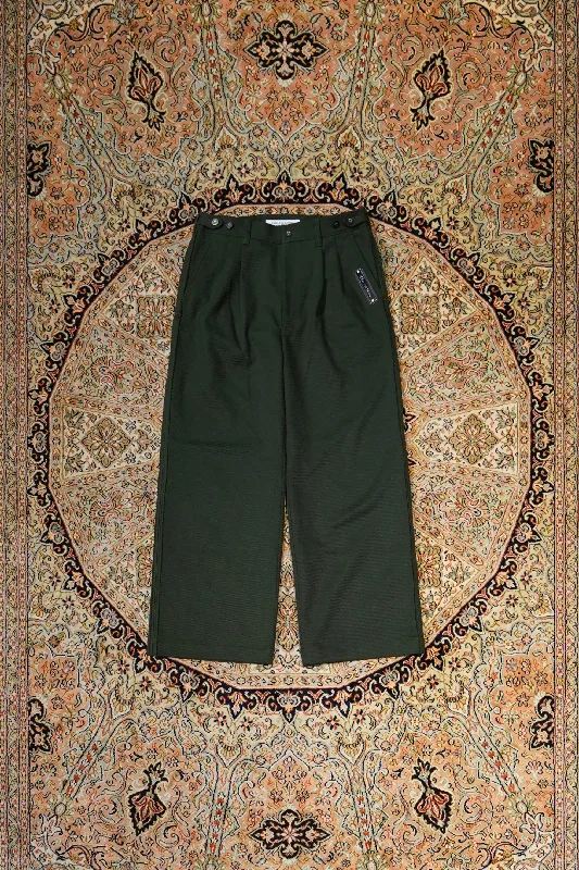 Children of the discordance SELVAGE TROUSERS(GREEN)