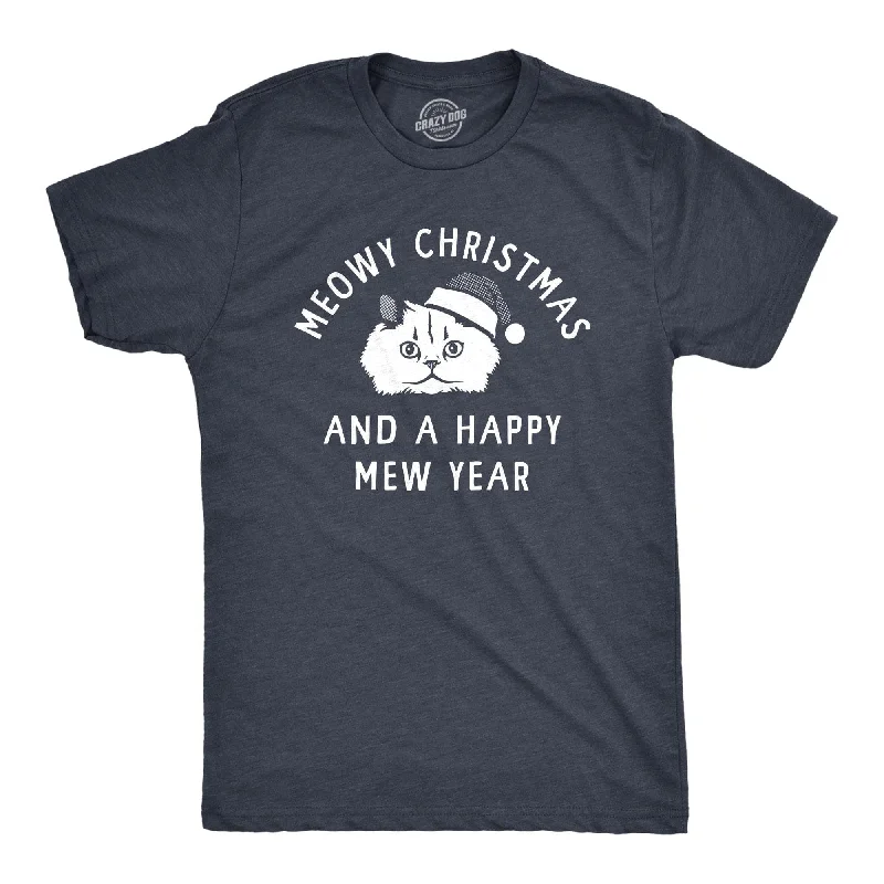 Meowy Christmas Men's T Shirt