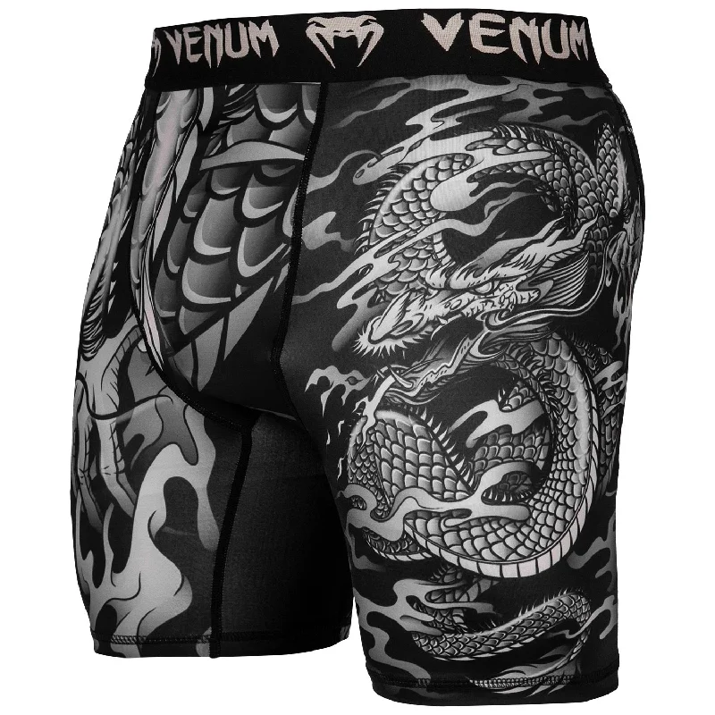 Venum Dragon's Flight Compression Shorts - Black/Sand