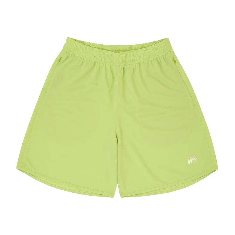 Basic Zip Shorts (lily green/off white)