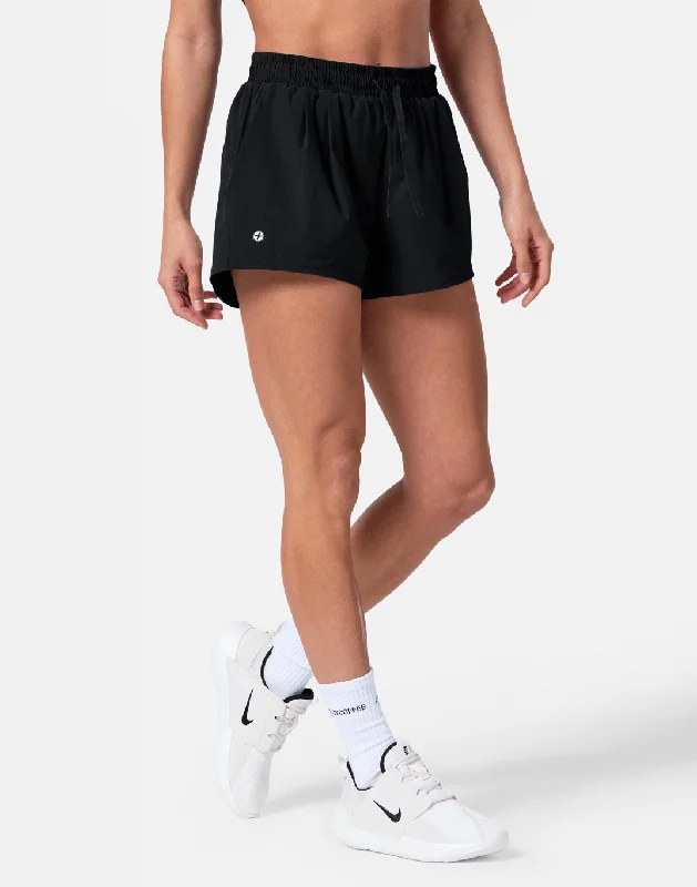 The Contender Racer Short in Black