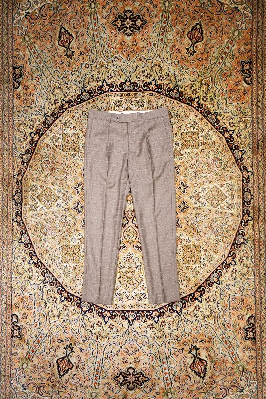 SOLARIS&Co. CROPPED WOOL PANTS (BROWN)