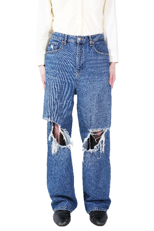 CRASHED BUGGY JEANS