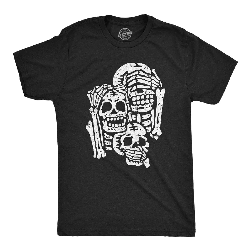 Three Wise Skeletons Men's T Shirt