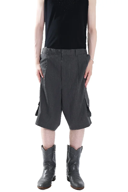 3D CARGO WIDE TROUSERS