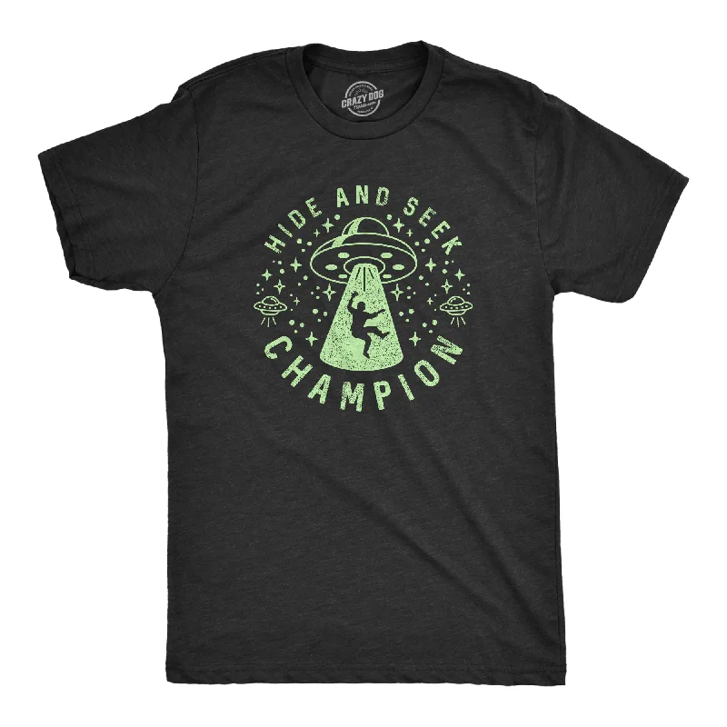 Alien Hide And Seek Champion Men's T Shirt