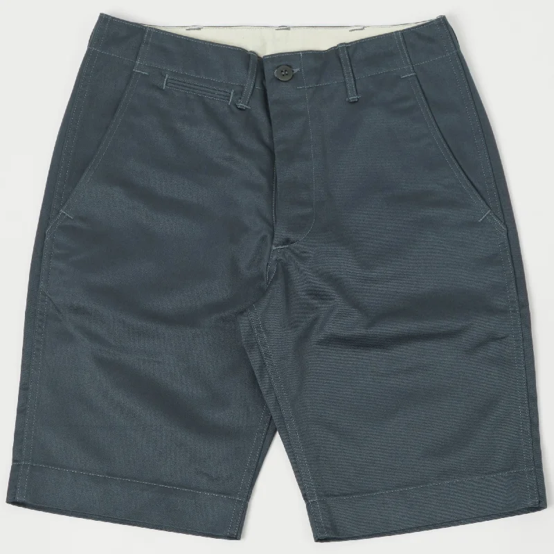 Warehouse & Co 1204 Chino Short - Blue Grey