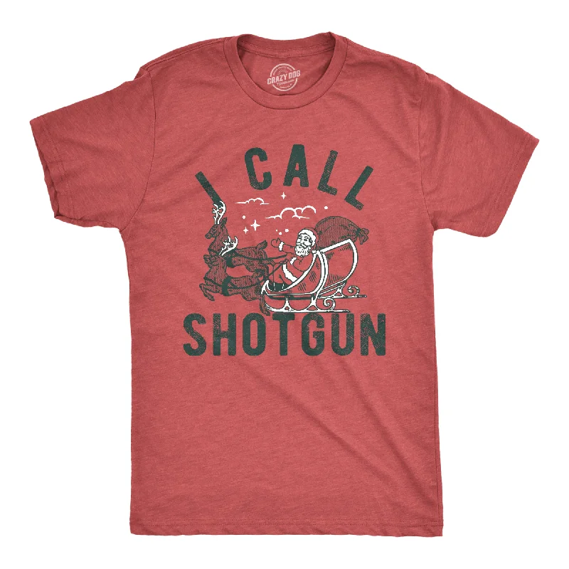 I Call Shotgun Santa Men's T Shirt