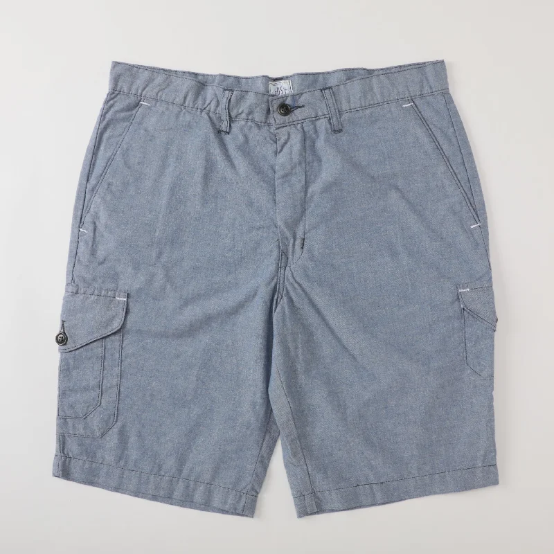 #2314S Cruzer Shorts : southern chambray pts-044 "Dead Stock"