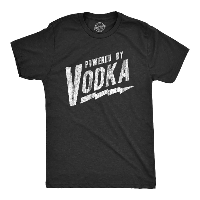 Powered By Vodka Men's T Shirt