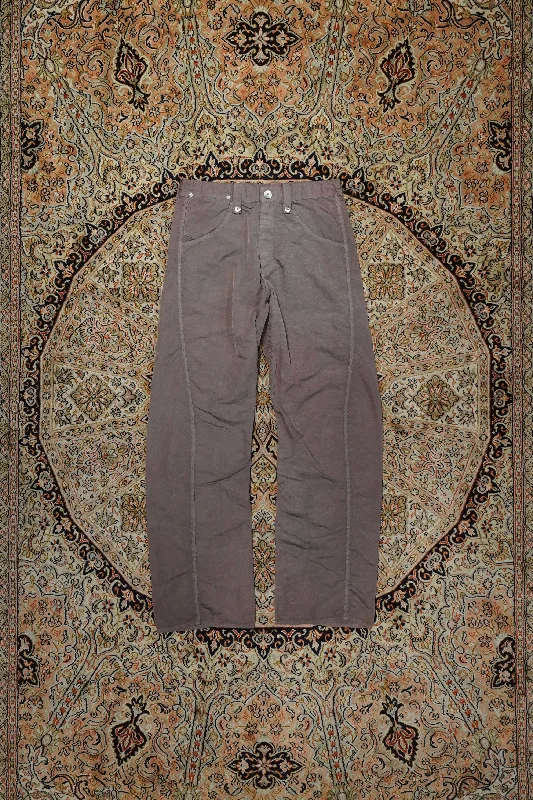 Omar Afridi TWISTED TROUSERS (DYED SMOKE)