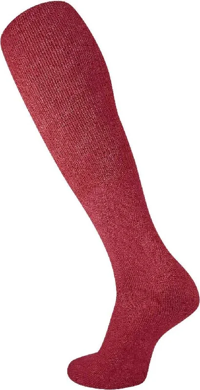 TCK Collegiate Football Tube Socks - Cardinal