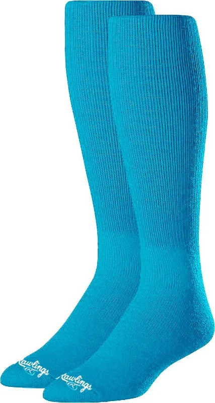 Rawlings Over-The-Calf Baseball Socks (2 Pair) - Columbia Blue