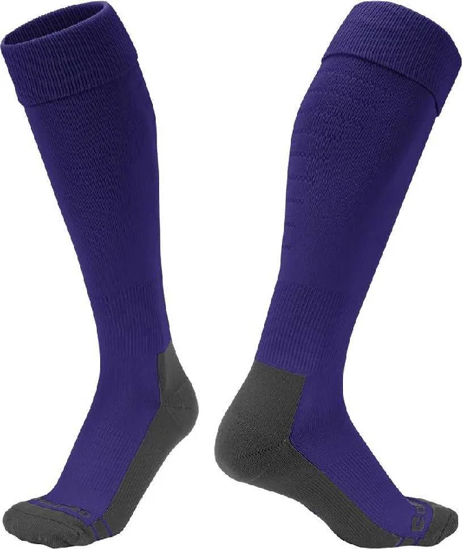 Champro AS6 Player Sock Knee High - Purple