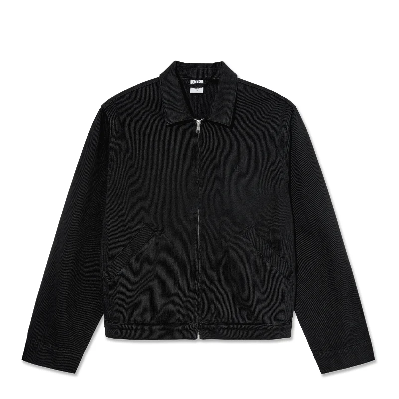 POLAR SKATE CO. - "DANE" TWILL JACKET (BLACK)