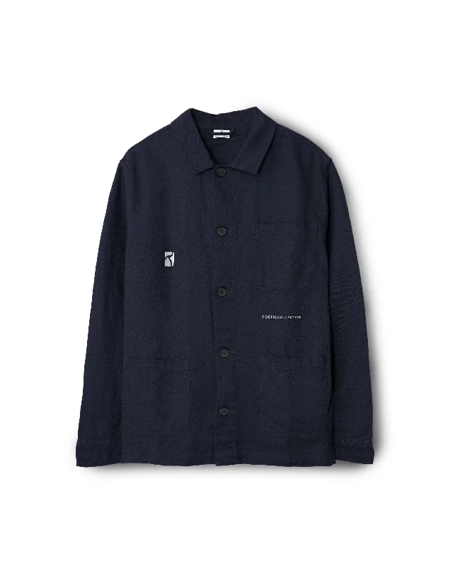 POETIC COLLECTIVE - "WORKER" JACKET (NAVY)