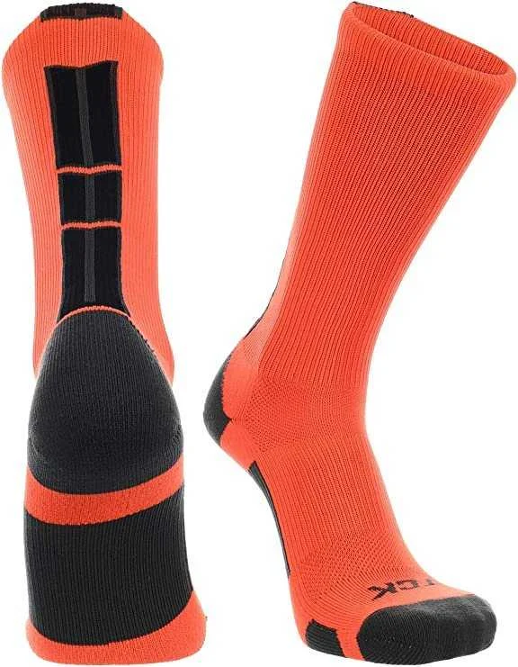 TCK Baseline 3.0 Athletic Crew Socks - Orange White