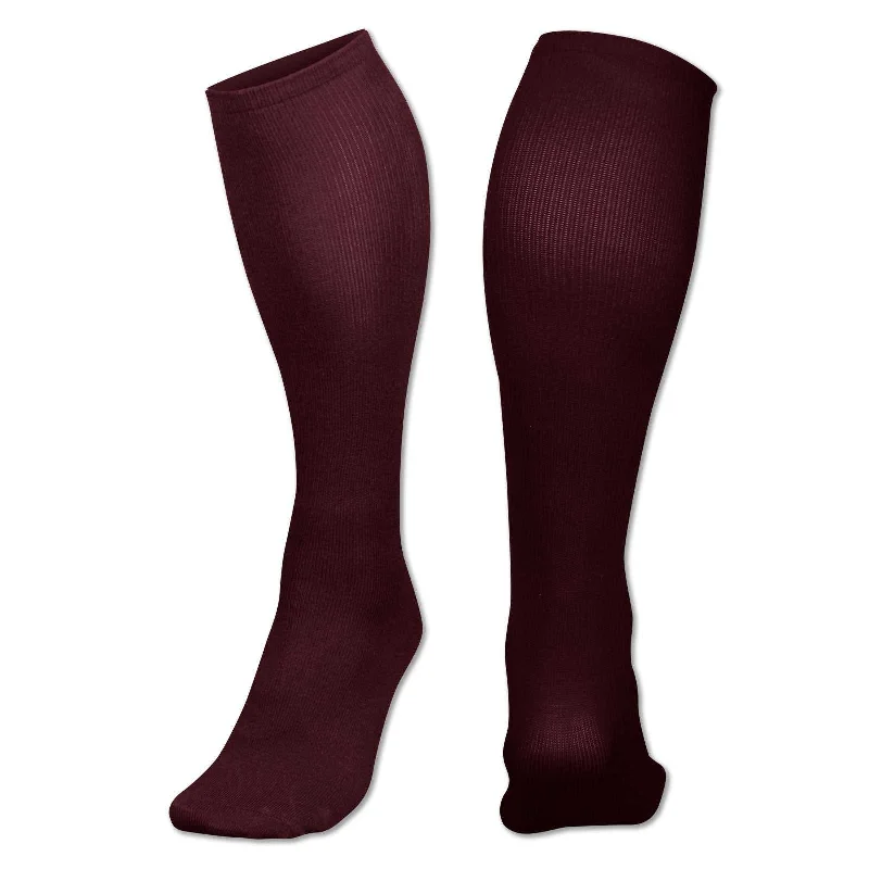 Champro AS5 Featherweight Knee High Socks - Maroon