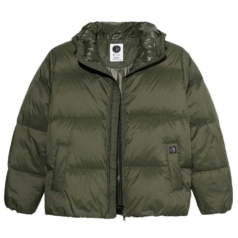 POLAR SKATE CO SOFT PUFFER RIPSTOP GREY/GREEN