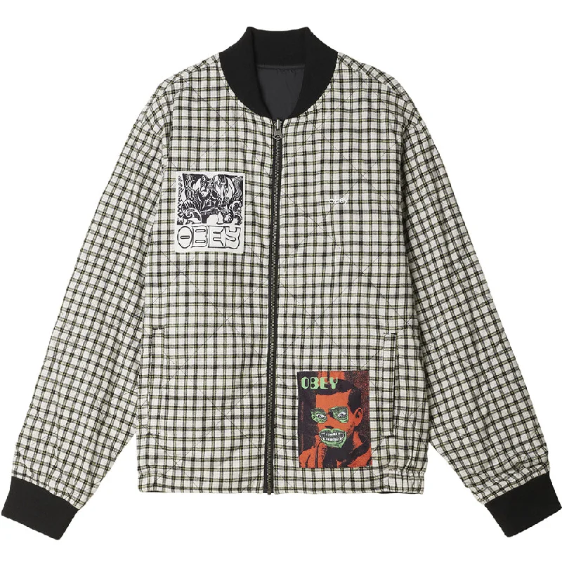 OBEY CARTER REVERSIBLE JACKET // BLACK MULTI