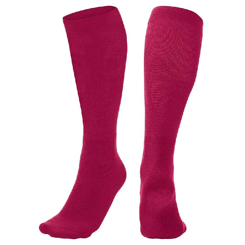 Champro AS2 Multi-Sport Knee High Tube Socks - Cardinal