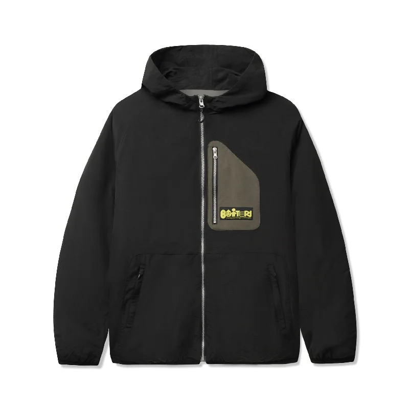 BUTTER GOODS - "RIPSTOP" JACKET (BLACK)