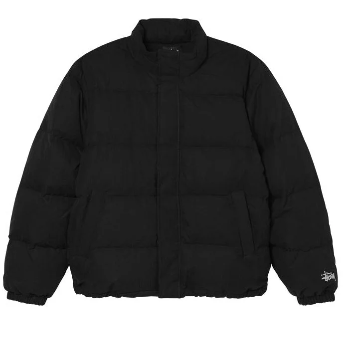 STÜSSY RIPSTOP DOWN PUFFER JACKET // BLACK