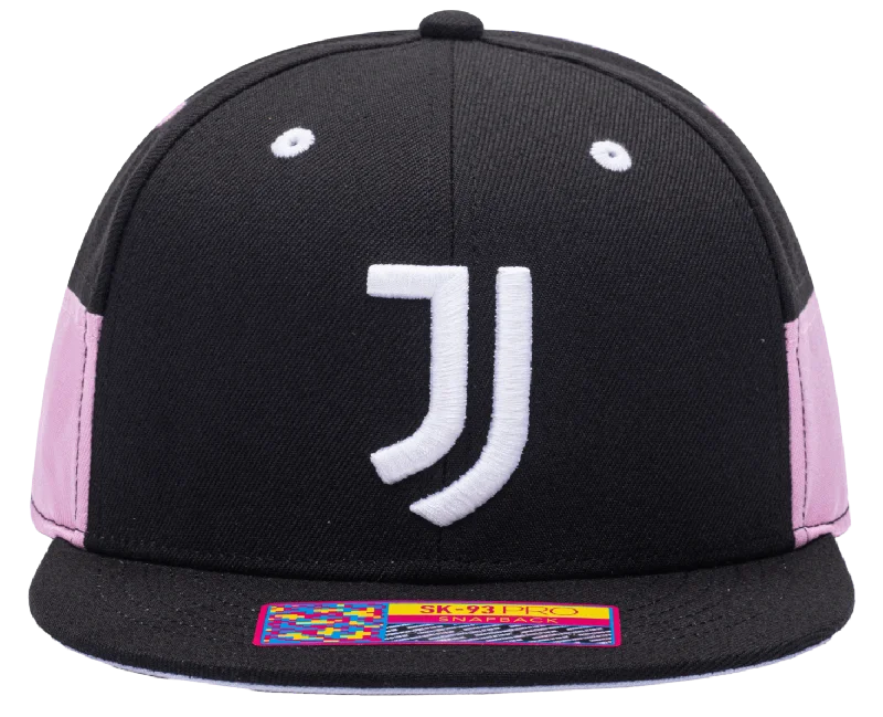 FI COLLECTION JUVENTUS TRUITT SNAPBACK HAT-BLACK/PINK