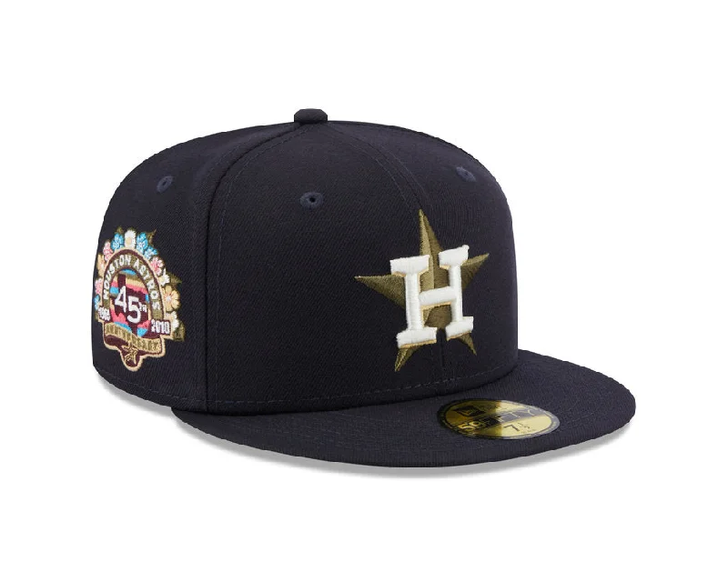 New Era Botanical Pack Houston Astros 59FIFTY Fitted cap  Navy - Green Under visor