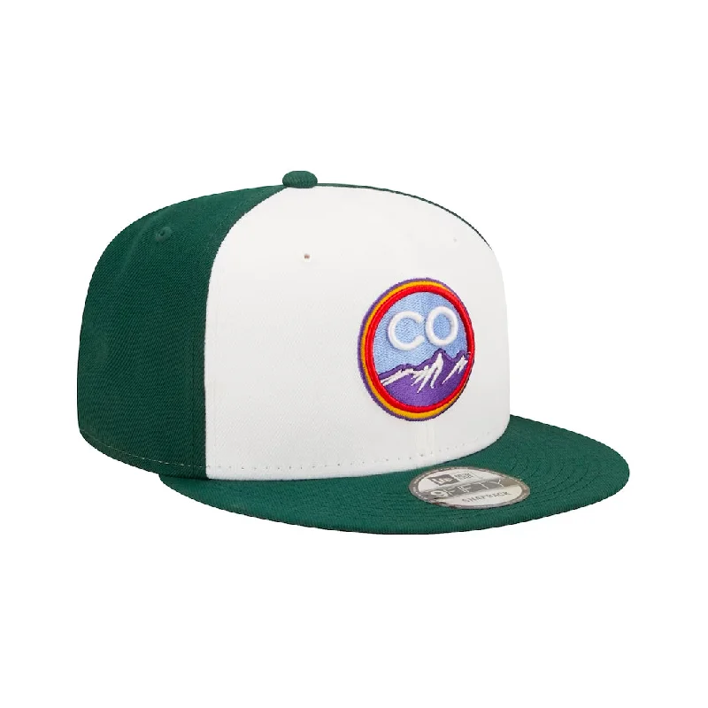 New Era Colorado Rockies City Connect 9FIFTY Snapback Adjustable Hat-Green