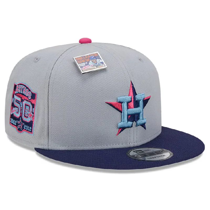 New Era Houston Astros Raspberry Big League Chew Flavor Pack 9FIFTY Snapback Hat