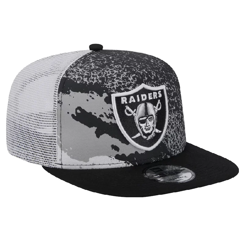 New Era Las Vegas Raiders Court Sport 9FIFTY Snapback Trucker Hat