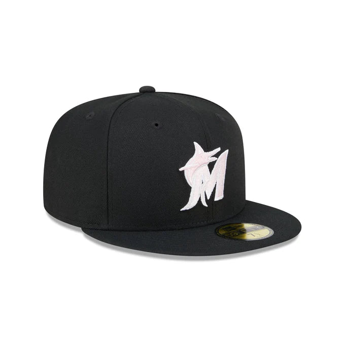 New Era Miami Marlins 2024  On-Field 59FIFTY Fitted Hat-Black