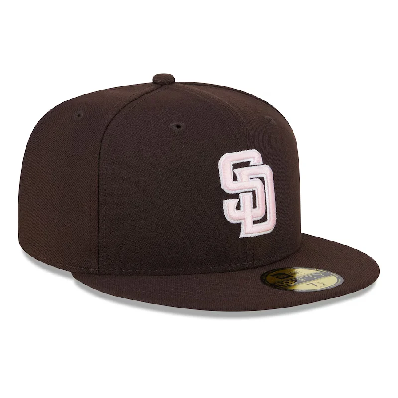 New Era San Diego Padres  On-Field 59FIFTY Fitted Hat-Brown