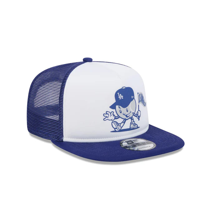 New Era  Los Angeles Dodgers Mascot Court Sport 9FIFTY A-Frame Trucker Hat